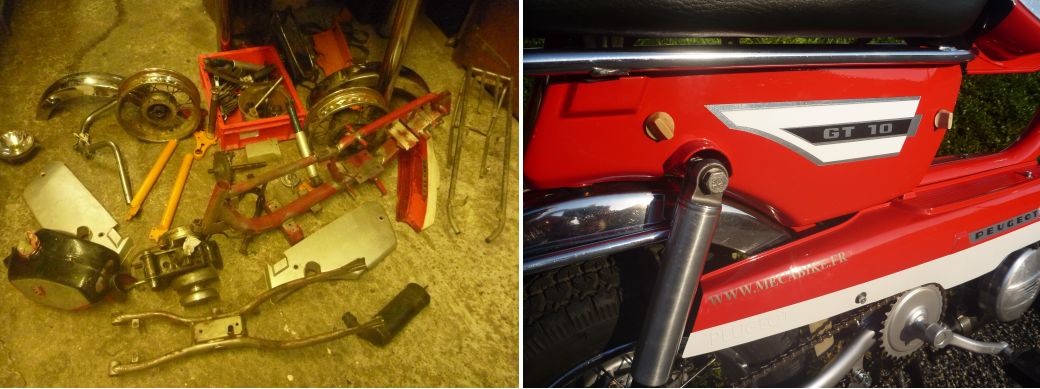 Restauration Peugeot GT10 1972